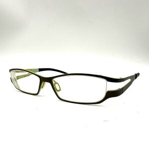 Orgreen PUSSYCAT 28M/31M Brown / Matte Lime Green Titanium Eyeglasses 53mm
